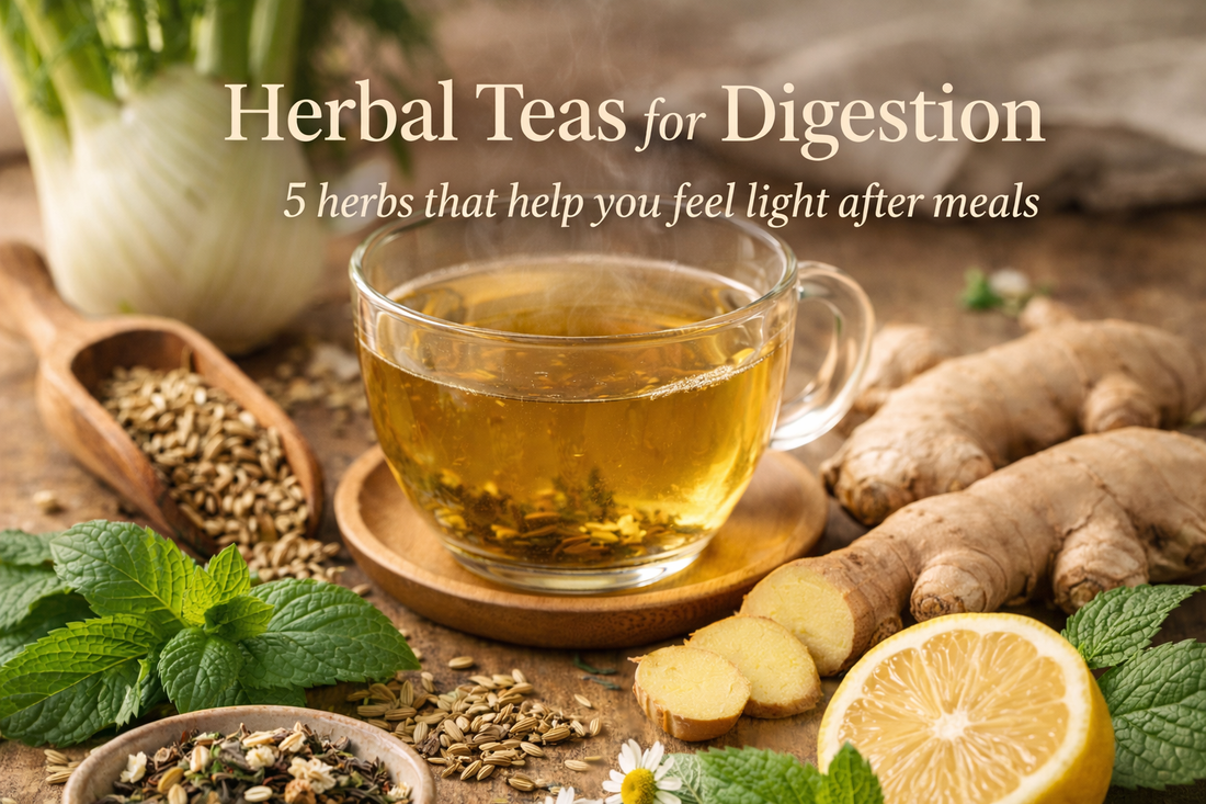 Best Herbal Teas for Digestion | Feel Light After Meals